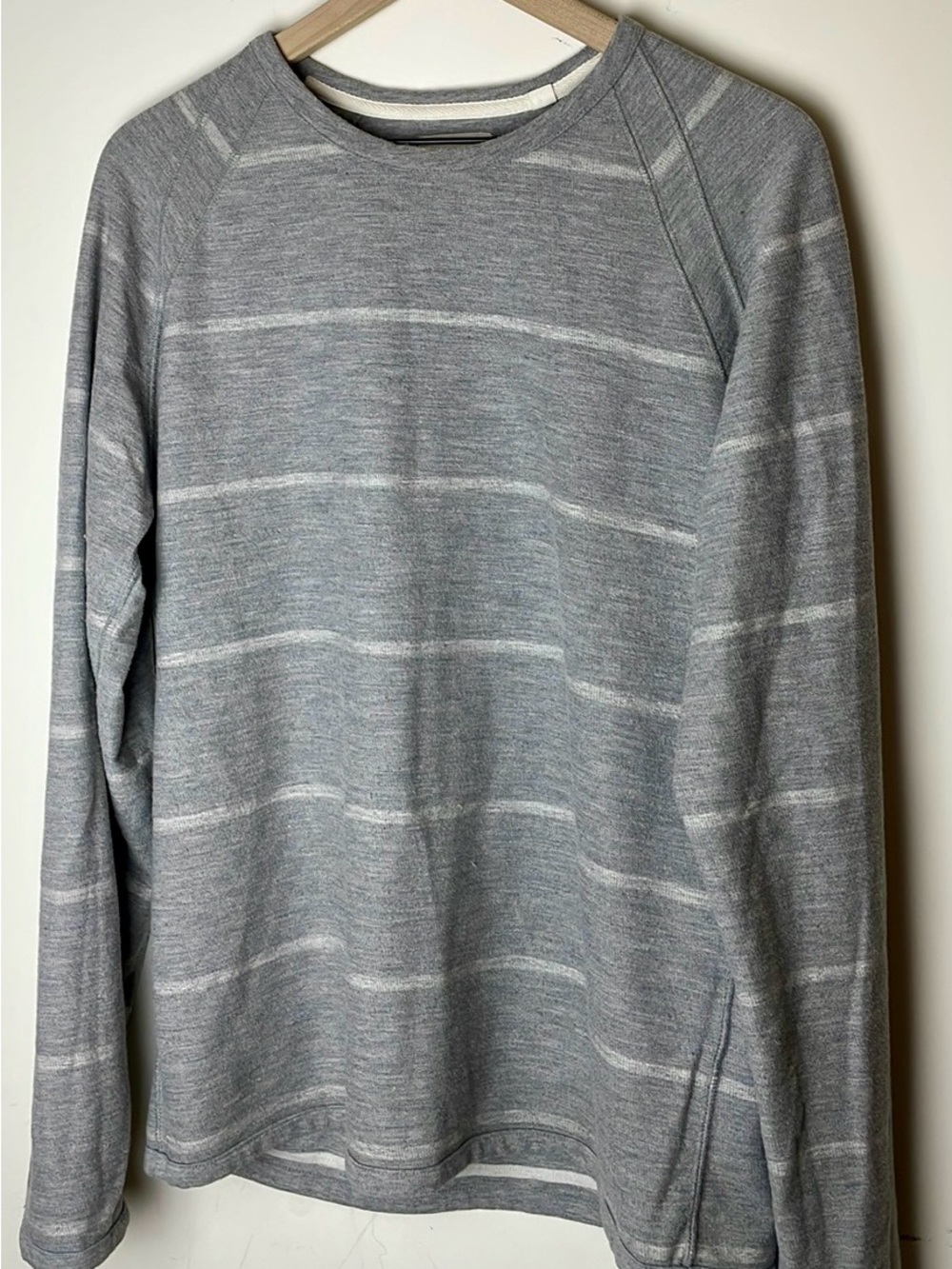 Billy Reid Terry Knit Crewneck Sweatshirt Long Sleeve Size M